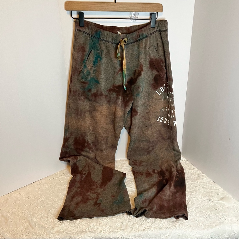 Victoria’s Secret pink tie dye sweatpants - Picture 1 of 5
